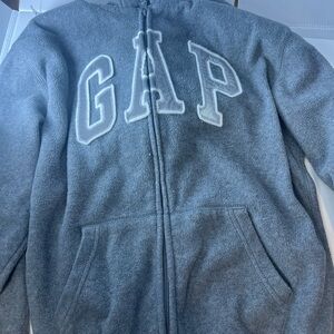 GAP Kids Gray Fleece Hoodie
